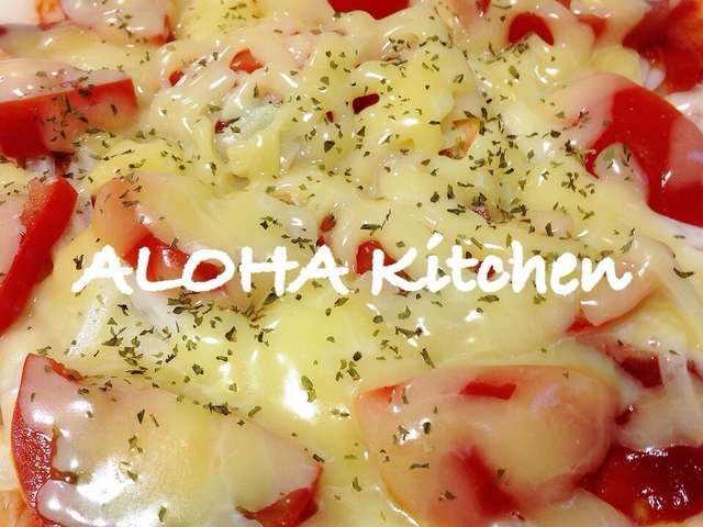 余った餅アレンジ!簡単モチモチ餅ピザ!